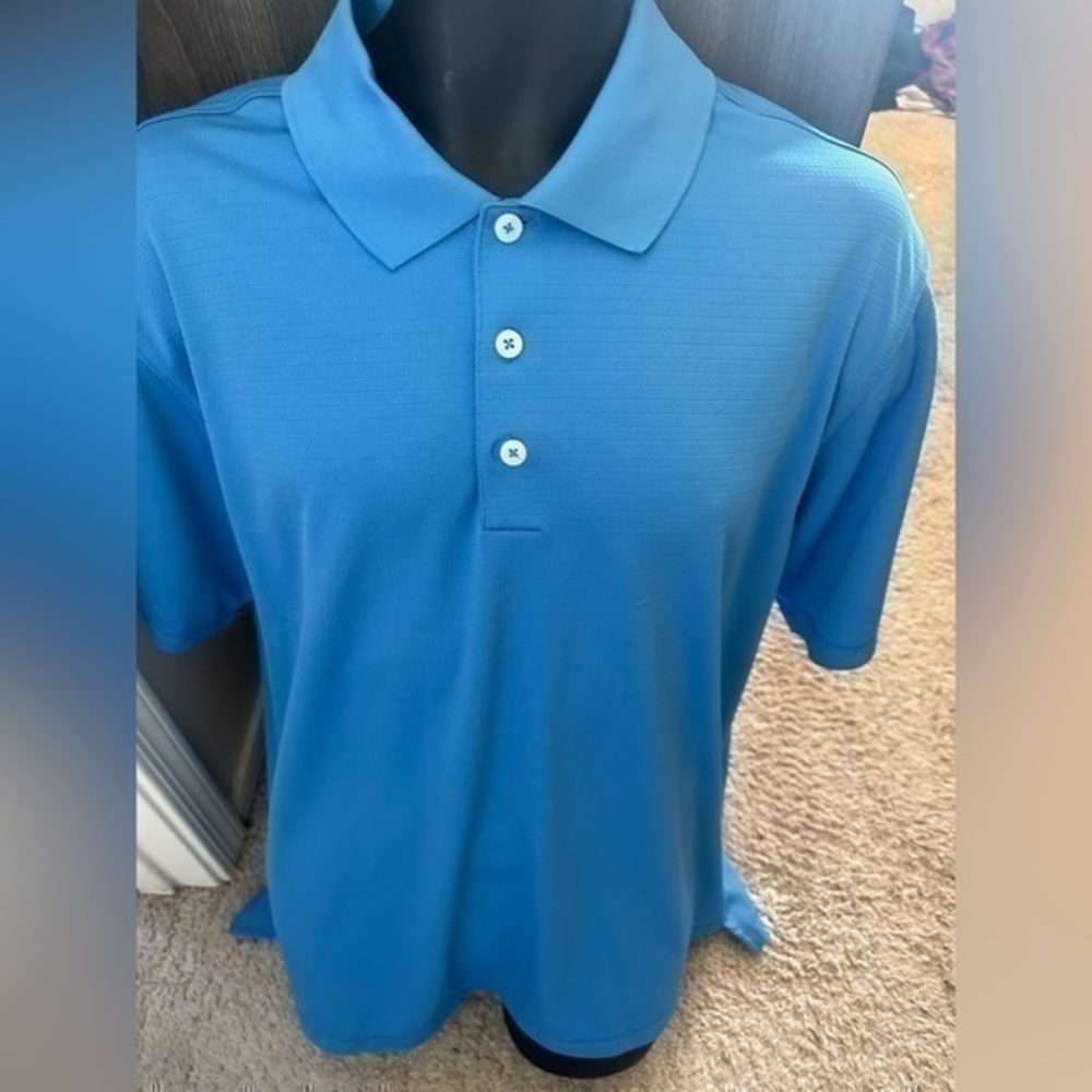 Men’s used size XL blue polo Climalite polo Adidas shirt